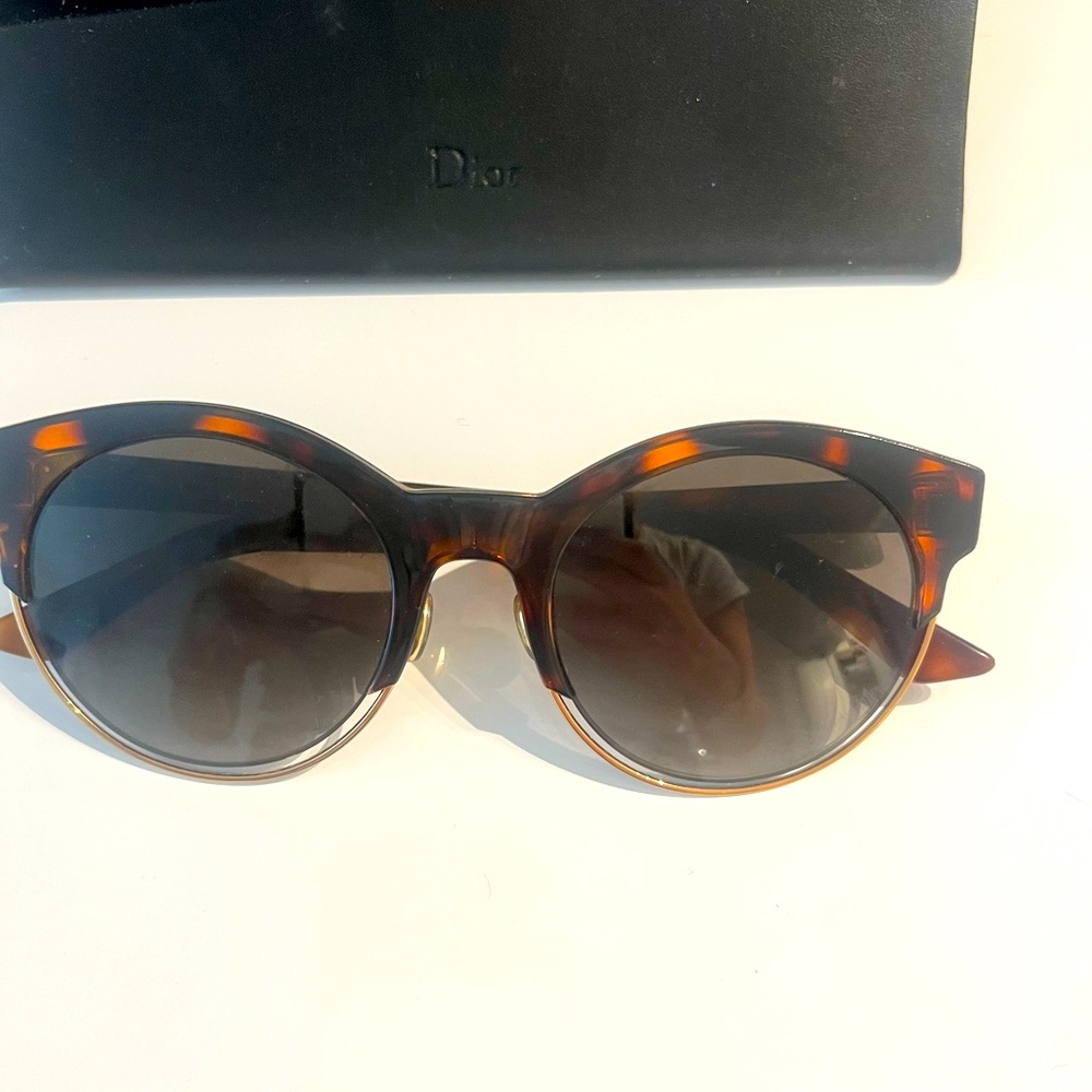 Christian Dior tortoise sunglasses